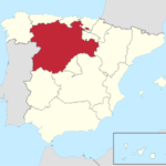 castile and leon region of france on map